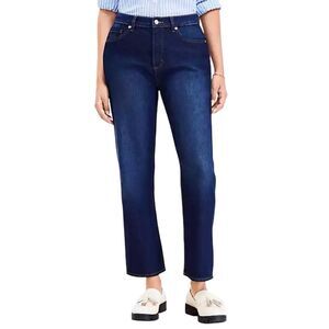 Loft Curvy Straight leg jeans Vintage Dark Wash Size 10/30
